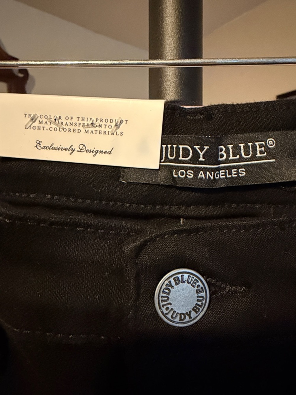 Judy Blue Black High-Rise Cargo Jeans - Picture 2 of 8